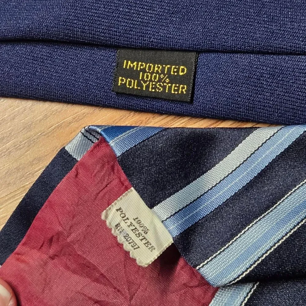 Men's Blue and Navy Neck Tie Bundle